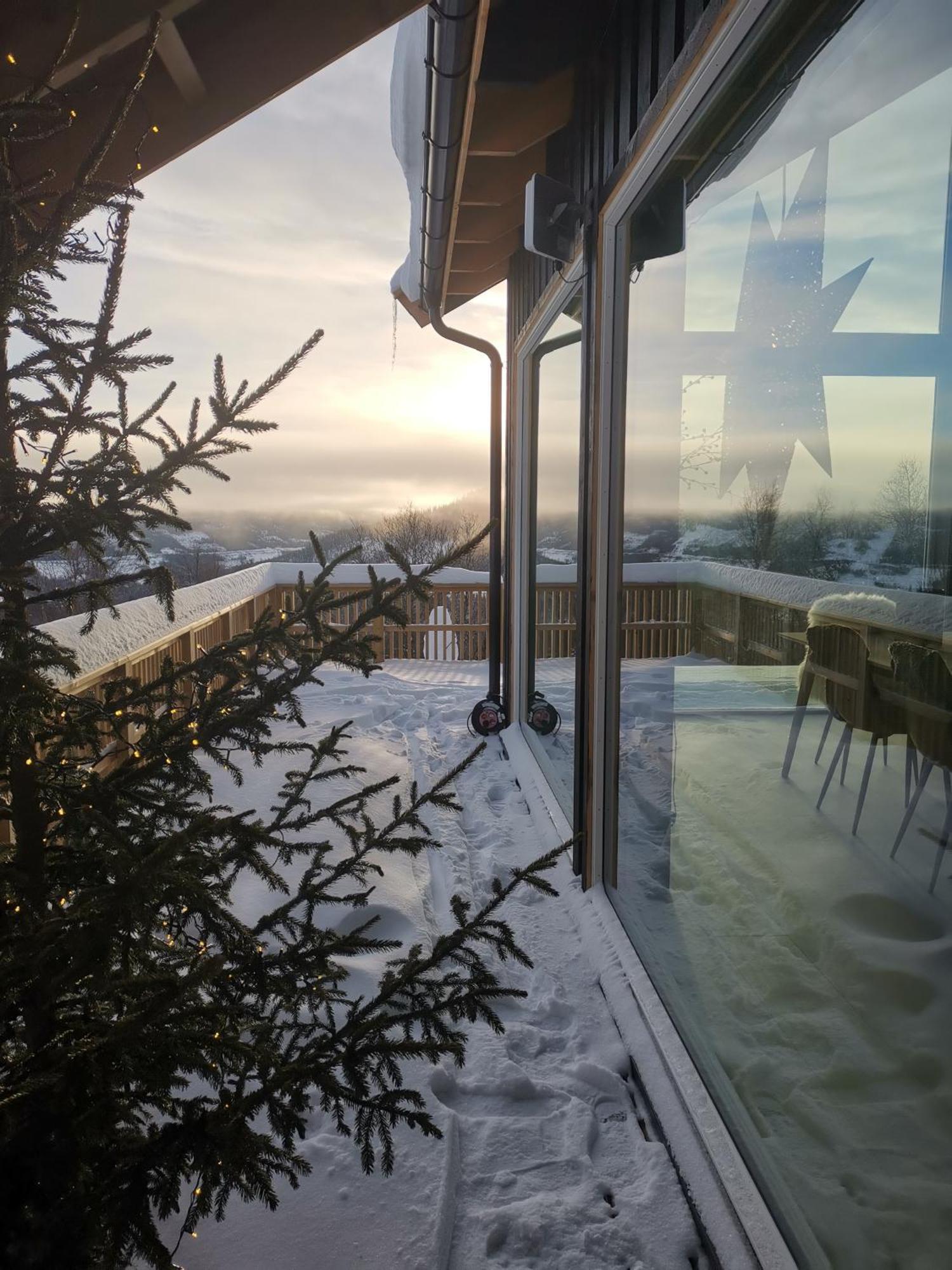 Na Er Vinteren Kommet Til Hallingdal Ål Esterno foto
